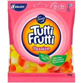 Конфеты цитрусовые Fazer Tutti Frutti Passion 180 гр Конфеты цитрусовые Fazer Tutti Frutti Passion 180 гр
