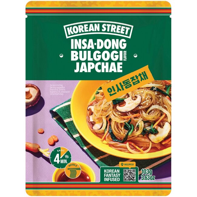 Стеклянная лапша с корейским соусом булгоги Korean Street Insa-dong 103 гр