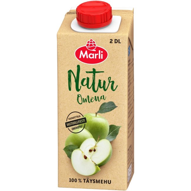 Яблочный натуральный сок Marli Natur 2 дл