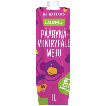 Органический сок Raikastamo из груши и винограда 1 л