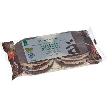 Рисовые галеты Änglamark с темным шоколадом органические 100 гр Рисовые галеты Änglamark с темным шоколадом органические 100 гр