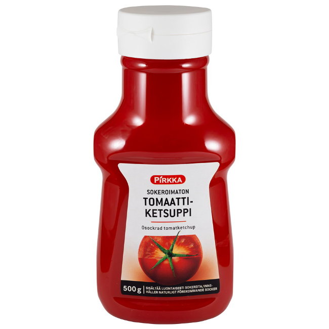 Томатный кетчуп без сахара Pirkka 500 гр