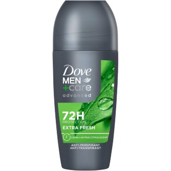 Антиперспирант-дезодорант роликовый Dove Men+Care 72h Advanced Extra Fresh 50 мл Антиперспирант-дезодорант роликовый Dove Men+Care 72h Advanced Extra Fresh 50 мл