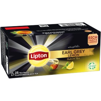 Чай черный с лимоном Lipton Rich Earl Grey Lemon 25 шт/уп