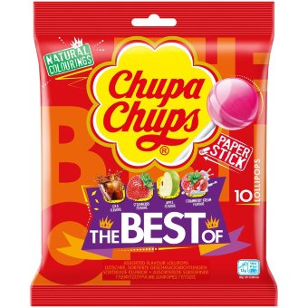 Леденцы на палочке Chupa Chups The Best of 10 шт, 120 гр