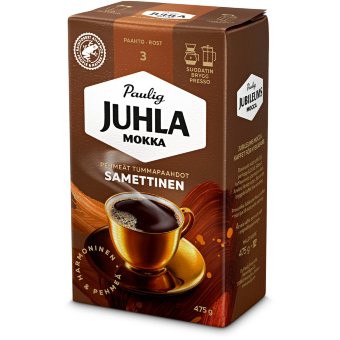 Молотый кофе для фильтра Paulig Juhla Mokka Samettinen 475 гр