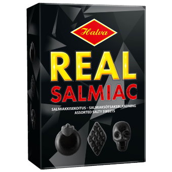 Конфеты ассорти "настоящие салмиакки" Real Salmiac Halva 230 гр