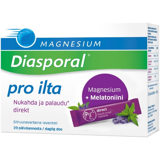 Добавка Diasporal magnesium 300 mg pro ilta Direkt гранулы 39 гр/20 шт