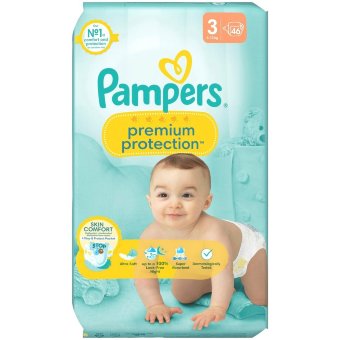Подгузники Pampers Premium Protection S3,6-10kg, 46 шт. Подгузники Pampers Premium Protection S3,6-10kg, 46 шт.