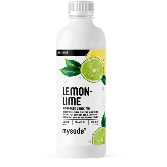 Безсахарный напиток-концентрат Mysoda со вкусом лимона и лайма 500 мл Безсахарный напиток-концентрат Mysoda со вкусом лимона и лайма 500 мл
