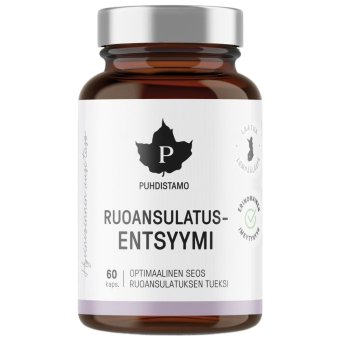 Пищеварительные ферменты Puhdistamo 60 капсул Пищеварительные ферменты Puhdistamo 60 капсул