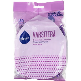 Женские бритвенные станки Pisara 3, 30 шт Женские бритвенные станки Pisara 3, 30 шт
