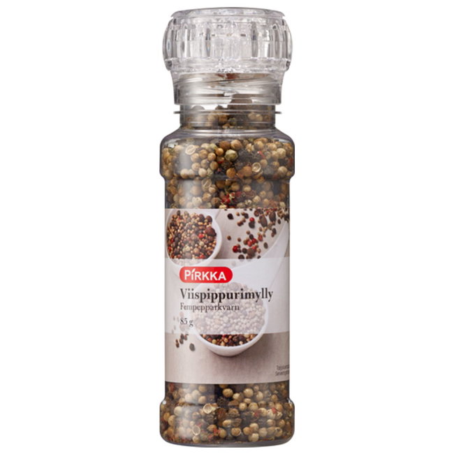 Приправа Pirkka (5 видов перца) 85 гр