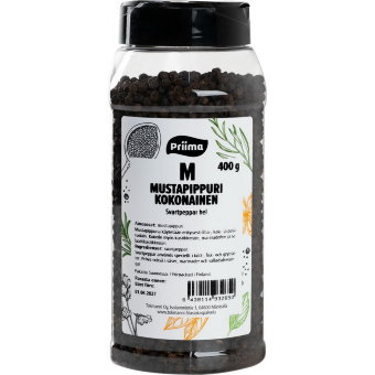 Черный перец горошком Priima Mustapippuri 400 гр Черный перец горошком Priima Mustapippuri 400 гр