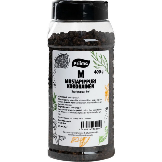 Черный перец горошком Priima Mustapippuri 400 гр