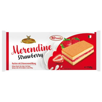 Бисквитные пирожные с клубничной кремовой начинкой Meister Moulin Biscuit 250 гр Бисквитные пирожные с клубничной кремовой начинкой Meister Moulin Biscuit 250 гр