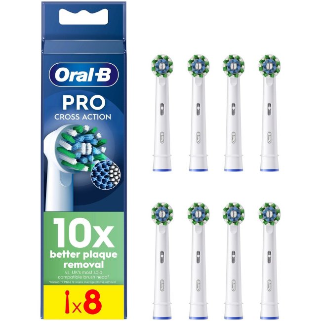 Сменные насадки Oral-B CrossAction 8 шт