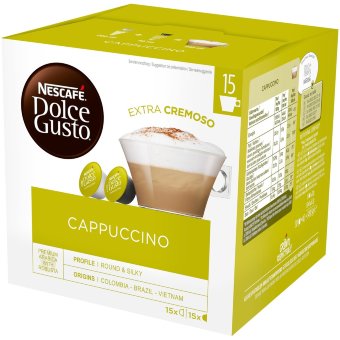Капсулы для молочного кофе Nescafé Dolce Gusto 30 шт / 349,5 гр Каппучино