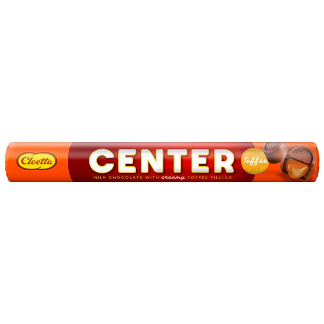 Шоколадные ириски с карамелью Cloetta Center 78 гр