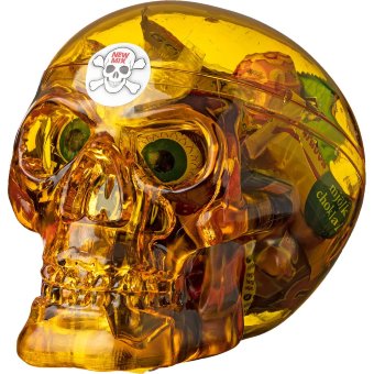 Конфетная смесь Hultén Halloween в форме черепа 333 гр Конфетная смесь Hultén Halloween в форме черепа 333 гр