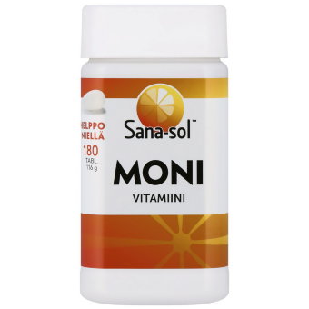 Mультивитамины Moni-vitamiini 180 таблеток Sana-Sol Mультивитамины Moni-vitamiini 180 таблеток Sana-Sol
