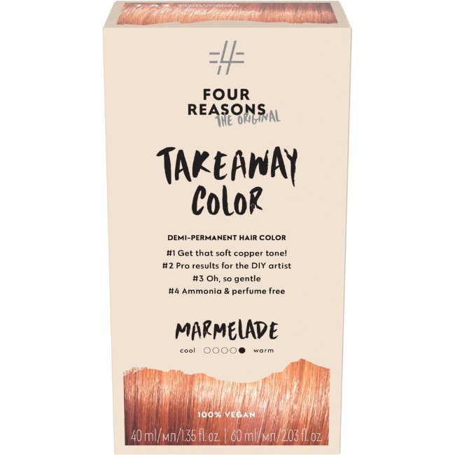 Стойкая краска для волос Four Reasons Original Takeaway Color 7.43 мармелад Стойкая краска для волос Four Reasons Original Takeaway Color 7.43 мармелад