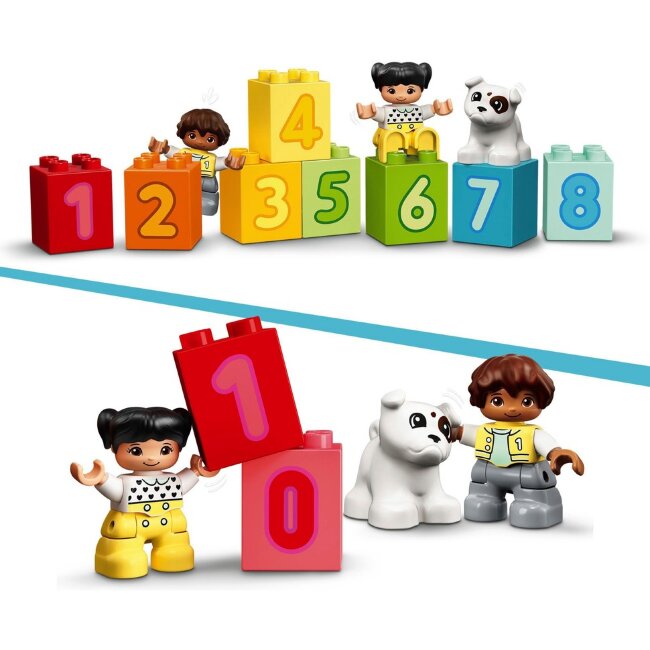 Игровой набор LEGO® DUPLO Мой первый поезд с числами 10954 – учимся считать