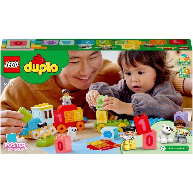 Игровой набор LEGO® DUPLO Мой первый поезд с числами 10954 – учимся считать