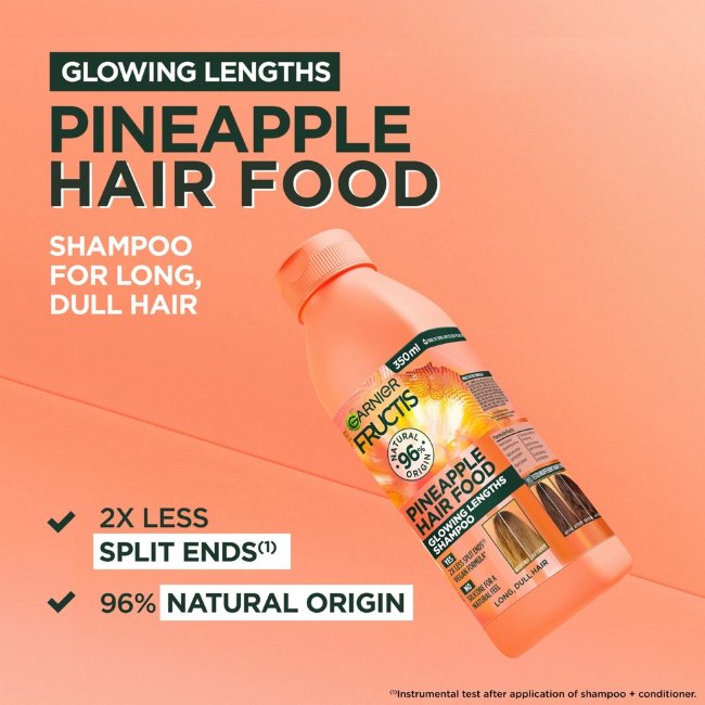 Шампунь Garnier Fructis Hair Food Pineapple для длинных волос 350 мл