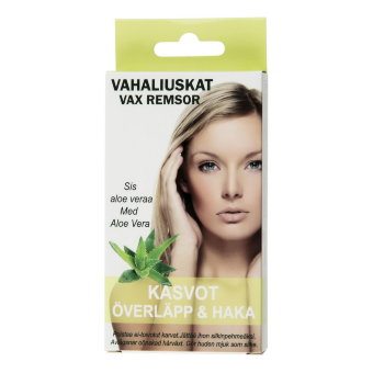 Восковые полоски для лица Vahaliuskat Kasvot Aloe Vera 10 шт Восковые полоски для лица Vahaliuskat Kasvot Aloe Vera 10 шт