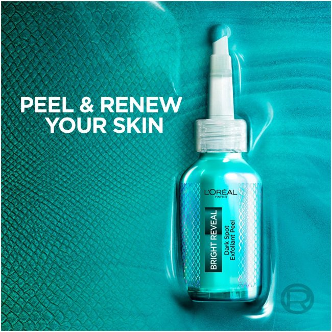 Пилинг-эксфолиант для устранения темных пятен L'Oréal Paris Bright Reveal Niacinamide 25 мл Пилинг-эксфолиант для устранения темных пятен L'Oréal Paris Bright Reveal Niacinamide 25 мл