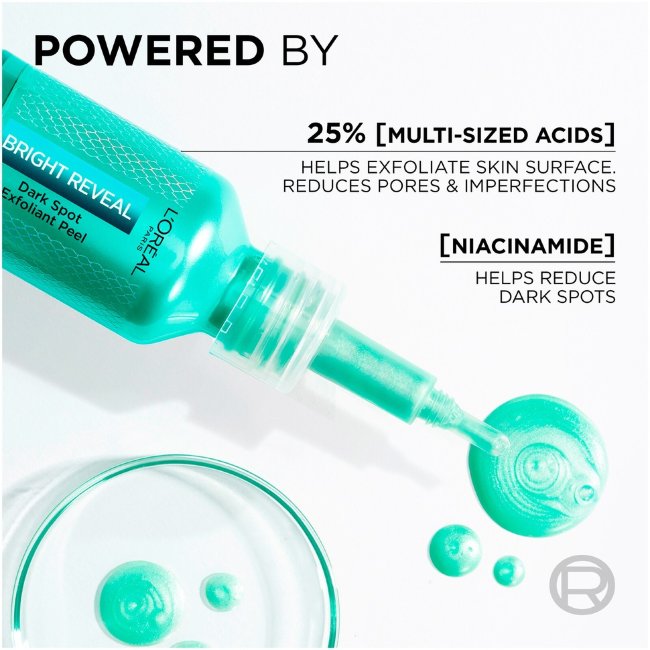 Пилинг-эксфолиант для устранения темных пятен L'Oréal Paris Bright Reveal Niacinamide 25 мл Пилинг-эксфолиант для устранения темных пятен L'Oréal Paris Bright Reveal Niacinamide 25 мл