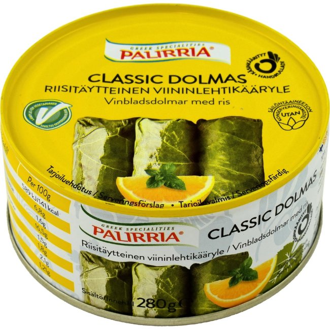 Долма фаршированная рисом Palirria 280 гр