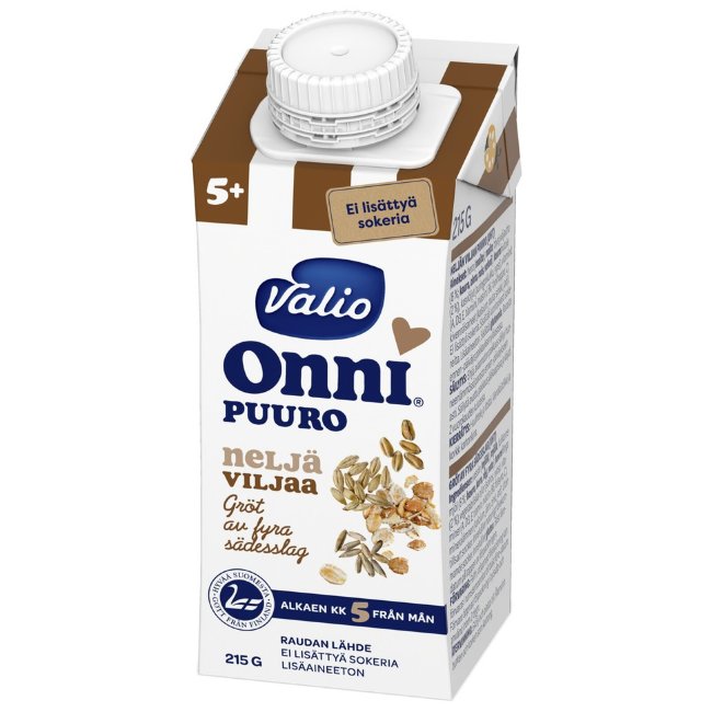 Веллинг Valio onni 5+ (4 злака) 215 гр