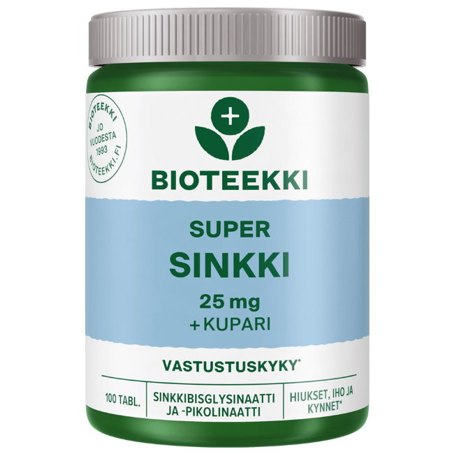 Цинк для иммунитета Bioteekin 25 мг 100 табл