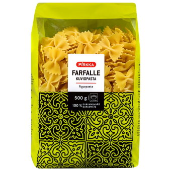 Паста Фарфалле Pirkka Farfalle 500 гр Паста Фарфалле Pirkka Farfalle 500 гр