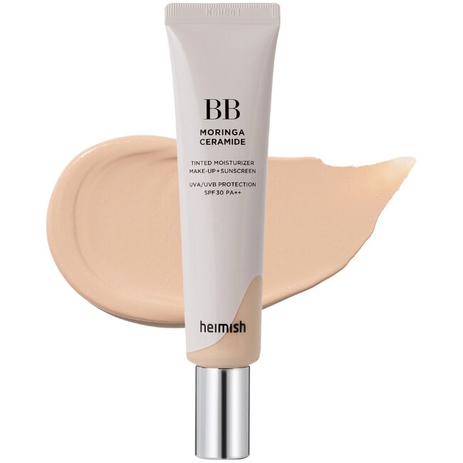 BB-крем с морингой и керамидами Heimish SPF30 – светло-бежевый