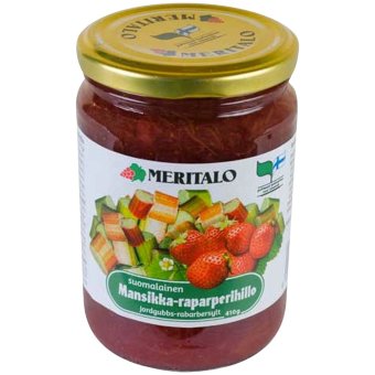 Варенье Meritalo земляника, ревень 410 гр Варенье Meritalo земляника, ревень 410 гр