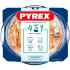 Стеклянная кастрюля Pyrex 2,3 л и крышка 0,7 л Стеклянная кастрюля Pyrex 2,3 л и крышка 0,7 л