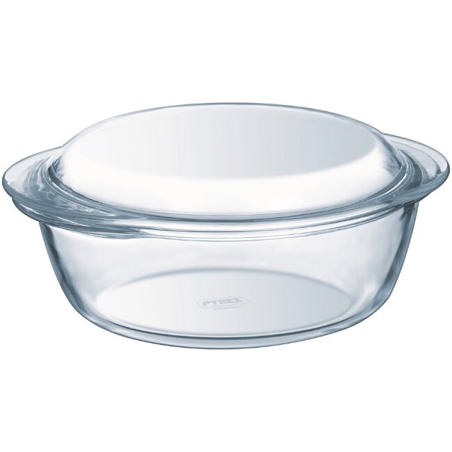 Стеклянная кастрюля Pyrex 2,3 л и крышка 0,7 л Стеклянная кастрюля Pyrex 2,3 л и крышка 0,7 л