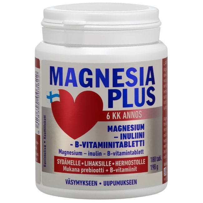 Витамины с магнием Magnesia Plus 180 таблеток Hankintatukku