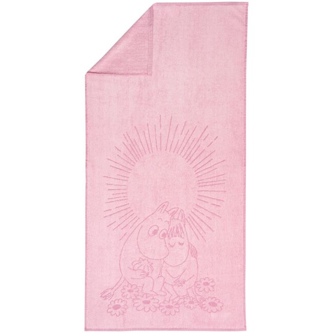 Банный полотенце Moomin Arabia Muumi 70x140 сердечные объятия светло-розовый GOTS Банный полотенце Moomin Arabia Muumi 70x140 сердечные объятия светло-розовый GOTS