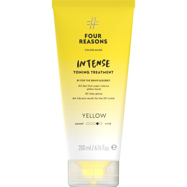 Интенсивный тонирующий уход Four Reasons Color Mask Intense Toning Treatment желтый 200 мл
