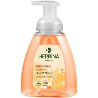 Пенное мыло Herbina 300 мл Energizing Orange Пенное мыло Herbina 300 мл Energizing Orange
