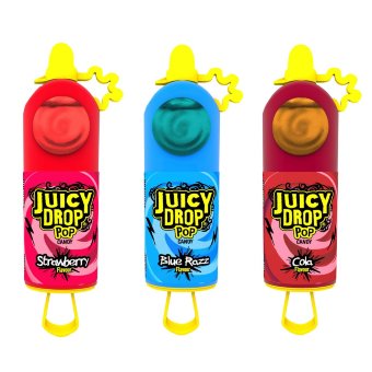Леденец-жидкая конфета Topps Juicy Drop Pop 26 гр