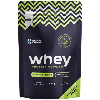 Протеиновый порошок PULS Nutrition WHEY с грушей и ванилью 500 гр безлактозный отечественный