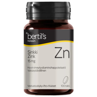 Цинк для иммунитета Bertil's Zink (1 табл в день) 15 мг 100 табл Цинк для иммунитета Bertil's Zink (1 табл в день) 15 мг 100 табл