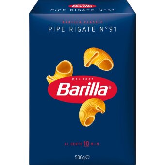 Паста Barilla Pipe Rigate из твердых сортов пшеницы 500 гр Паста Barilla Pipe Rigate из твердых сортов пшеницы 500 гр