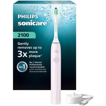 Электрическая зубная щетка Philips Sonicare 2100 HX4021/03 розовая