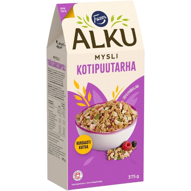 Мюсли Fazer Alku Kotipuutarhamysli 375 гр Мюсли Fazer Alku Kotipuutarhamysli 375 гр